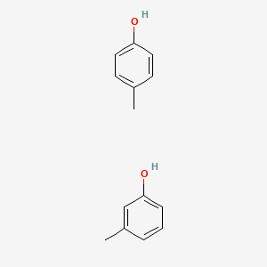 molecular formula C14H16O2 B3029979 cresol CAS No. 84989-04-8