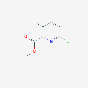molecular formula C9H10ClNO2 B3029991 Ethyl 6-chloro-3-methylpicolinate CAS No. 850864-54-9