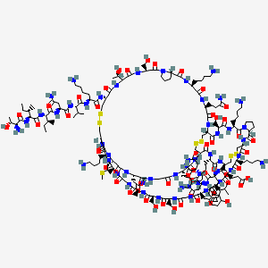 molecular formula C174H286N52O54S7 B3029997 Noxiustoxin CAS No. 85205-49-8