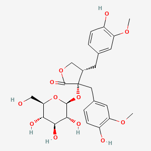 molecular formula C26H32O12 B3030042 Nortrachelogenin-8'-O-|A-glucoside CAS No. 858127-38-5