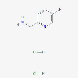 molecular formula C6H8ClFN2 B3030051 (5-Fluoropyridin-2-yl)methanamine dihydrochloride CAS No. 859164-78-6