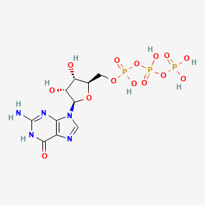 molecular formula C10H16N5O14P3 B3030056 Guanosine Triphosphate CAS No. 86-01-1