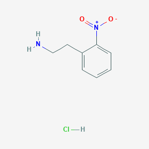 molecular formula C8H11ClN2O2 B3030066 2-Nitrophenethylamine hydrochloride CAS No. 861337-74-8