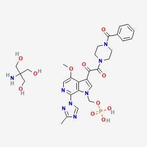 molecular formula C29H37N8O11P B3030095 Fostemsavir Tris CAS No. 864953-39-9