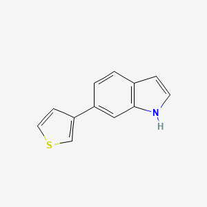 6-(Thiophen-3-yl)-1H-indole