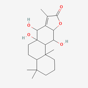 molecular formula C20H30O5 B3030104 Yuexiandajisu E 