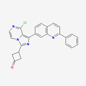 3-(8-Chloro-1-(2-phenylquinolin-7-yl)imidazo[1,5-a]pyrazin-3-yl)cyclobutanone
