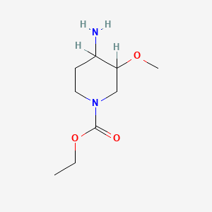 Ethyl 4-amino-3-methoxypiperidine-1-carboxylate