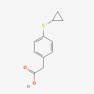 [4-(Cyclopropylsulfanyl)phenyl]acetic acid