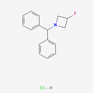 B3030128 1-Benzhydryl-3-fluoro-azetidine hydrochloride CAS No. 869488-99-3
