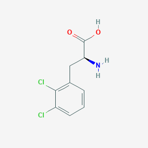 molecular formula C9H9Cl2NO2 B3030159 (S)-2-Amino-3-(2,3-dichlorophenyl)propanoic acid CAS No. 873429-57-3