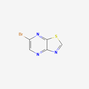molecular formula C5H2BrN3S B3030166 6-Bromothiazolo[5,4-b]pyrazine CAS No. 87444-40-4