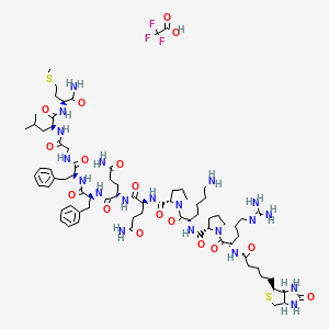 molecular formula C73H112N20O15S2 B3030168 Biotin-Substance P CAS No. 87468-58-4