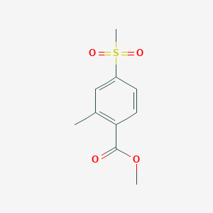 molecular formula C10H12O4S B3030175 Methyl 2-methyl-4-(methylsulfonyl)benzoate CAS No. 875895-64-0