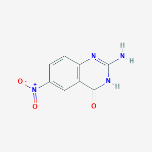molecular formula C8H6N4O3 B3030176 2-Amino-6-nitroquinazolin-4(3H)-one CAS No. 87597-83-9
