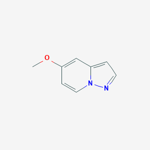 molecular formula C8H8N2O B3030195 5-Methoxypyrazolo[1,5-A]pyridine CAS No. 877994-06-4