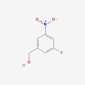 molecular formula C7H6FNO3 B3030220 (3-Fluoro-5-nitrophenyl)methanol CAS No. 883987-74-4