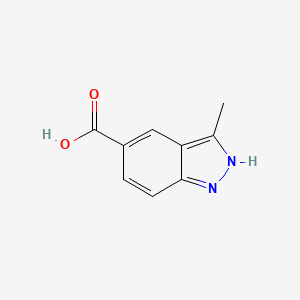 molecular formula C9H8N2O2 B3030239 3-Methyl-1H-indazole-5-carboxylic acid CAS No. 885223-58-5