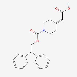 B3030253 1-Fmoc-4-carboxymethylene-piperidine CAS No. 885274-82-8