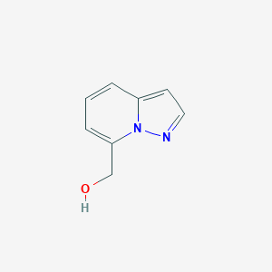 molecular formula C8H8N2O B3030255 Pyrazolo[1,5-a]pyridin-7-ylmethanol CAS No. 885275-64-9