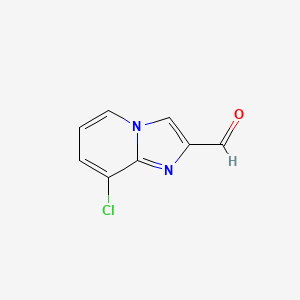 B3030257 8-Chloroimidazo[1,2-a]pyridine-2-carbaldehyde CAS No. 885276-03-9