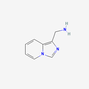B3030260 Imidazo[1,5-a]pyridin-1-ylmethanamine CAS No. 885276-68-6
