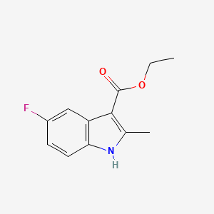 molecular formula C12H12FNO2 B3030280 Ethyl 5-fluoro-2-methyl-1h-indole-3-carboxylate CAS No. 886362-70-5
