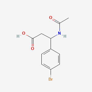3-Acetamido-3-(4-bromophenyl)propanoic acid