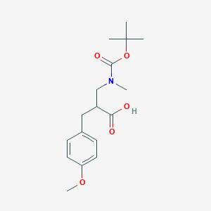 3-((tert-Butoxycarbonyl)(methyl)amino)-2-(4-methoxybenzyl)propanoic acid
