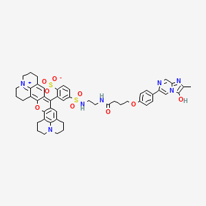 molecular formula C50H51N7O9S2 B3030312 Red-CLA 