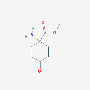molecular formula C8H13NO3 B3030316 Methyl 1-amino-4-oxocyclohexanecarboxylate CAS No. 887245-67-2