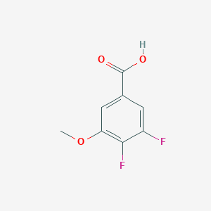 molecular formula C8H6F2O3 B3030327 3,4-Difluoro-5-methoxybenzoic acid CAS No. 887584-98-7