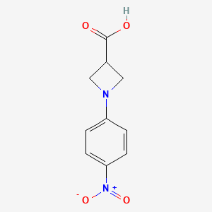 molecular formula C10H10N2O4 B3030334 1-(4-Nitrophenyl)azetidine-3-carboxylic acid CAS No. 887595-98-4