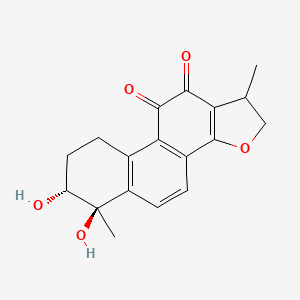 molecular formula C18H18O5 B3030361 15,16-Dihydrotanshindiol C 