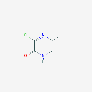 molecular formula C5H5ClN2O B3030365 3-氯-5-甲基吡嗪-2(1H)-酮 CAS No. 89283-33-0
