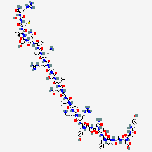 molecular formula C149H246N44O42S B3030376 (D-Ala2)-GRF (1-29) amide (human) 