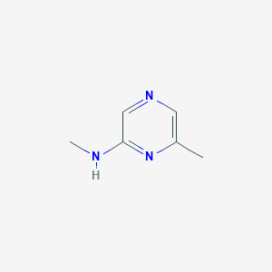 molecular formula C6H9N3 B3030378 N,6-dimethylpyrazin-2-amine CAS No. 89464-78-8