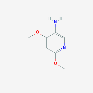 molecular formula C7H10N2O2 B3030394 4,6-Dimethoxypyridin-3-amine CAS No. 89943-34-0