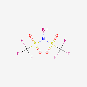 molecular formula C2F6KNO4S2 B3030407 Potassium bis(trifluoromethanesulfonyl)imide CAS No. 90076-67-8