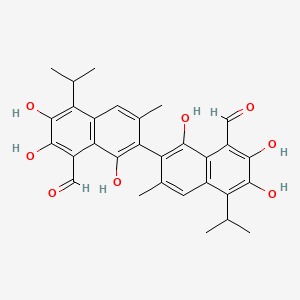 molecular formula C30H30O8 B3030409 Gossypol CAS No. 90141-22-3