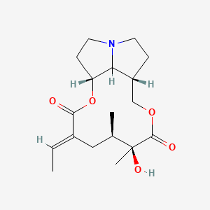 molecular formula C18H27NO5 B3030420 Ligularinine CAS No. 90364-90-2