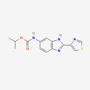 molecular formula C14H14N4O2S B3030421 Cambendazole CAS No. 9039-53-6