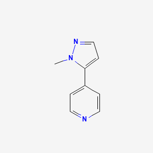 molecular formula C9H9N3 B3030433 4-(1-methyl-1H-pyrazol-5-yl)pyridine CAS No. 905281-60-9