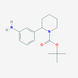 Tert-butyl 2-(3-aminophenyl)piperidine-1-carboxylate