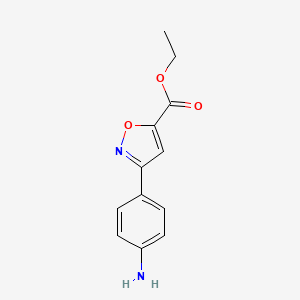 Ethyl 3-(4-aminophenyl)isoxazole-5-carboxylate