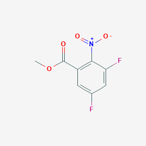 molecular formula C8H5F2NO4 B3030463 Methyl 3,5-difluoro-2-nitrobenzoate CAS No. 910123-09-0