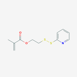 molecular formula C11H13NO2S2 B3030464 Pyridyl disulfide ethyl methacrylate CAS No. 910128-59-5