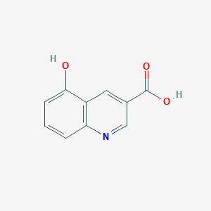 molecular formula C10H7NO3 B3030471 5-Hydroxyquinoline-3-carboxylic acid CAS No. 911108-90-2
