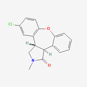 (3aS,12bS)-5-chloro-2-methyl-2,3,3a,12b-tetrahydro-1H-dibenzo[2,3:6,7]oxepino[4,5-c]pyrrol-1-one