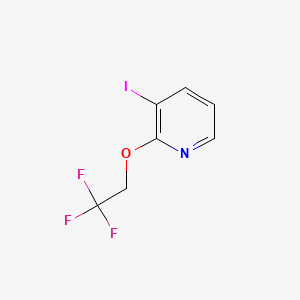 molecular formula C7H5F3INO B3030489 3-Iodo-2-(2,2,2-trifluoroethoxy)pyridine CAS No. 912761-82-1